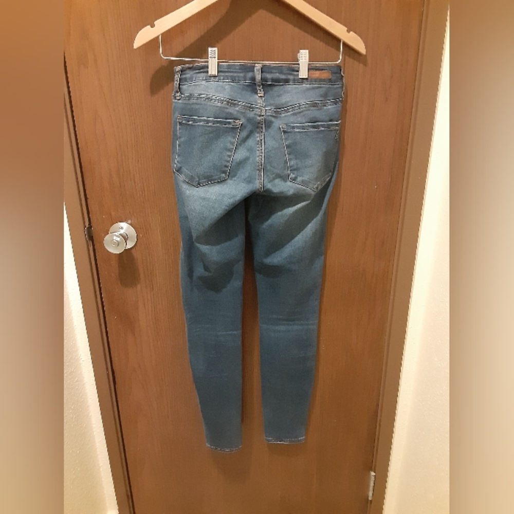 Articles OF Society Women's Skinny Jeans Blue Denim Elastic Waist Size 25 - Picture 4 of 7